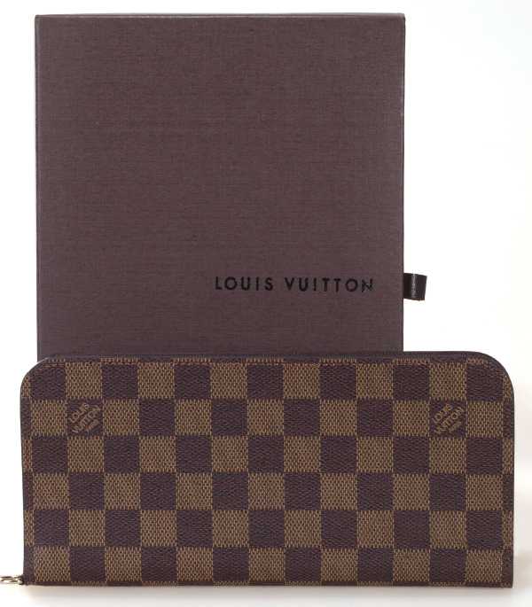 1:1 Copy Louis Vuitton Damier Ebene Canvas Insolite Wallet N66567 Replica